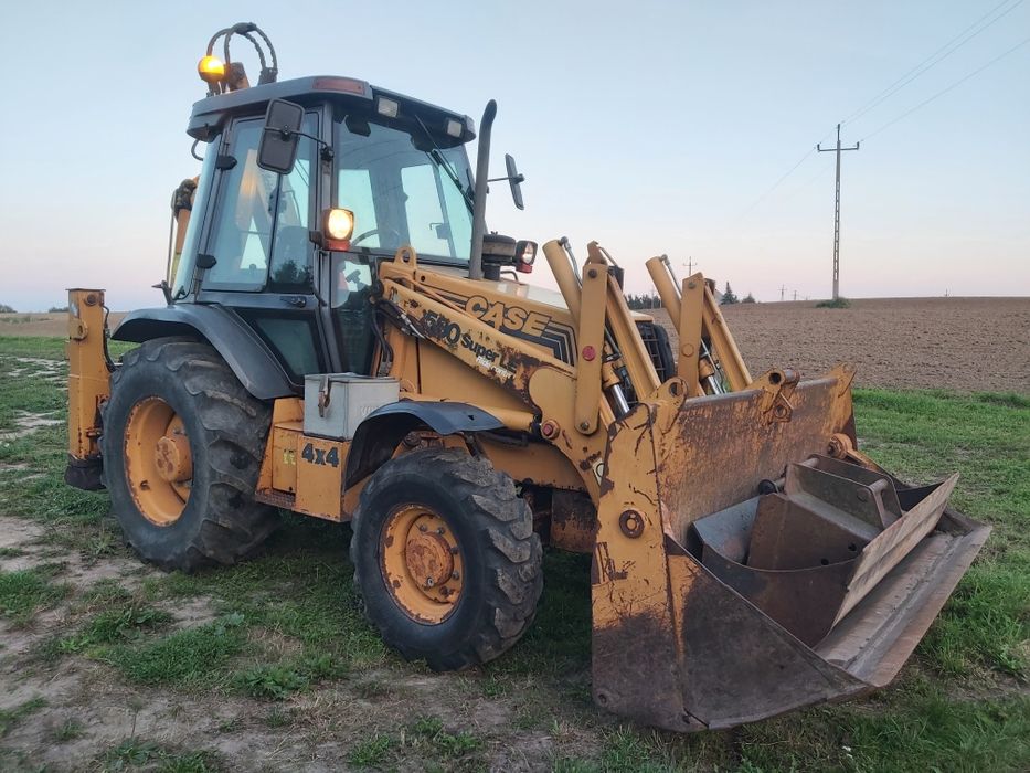 Koparko Ładowarka Case 580 Super SLE Rok prod  2000