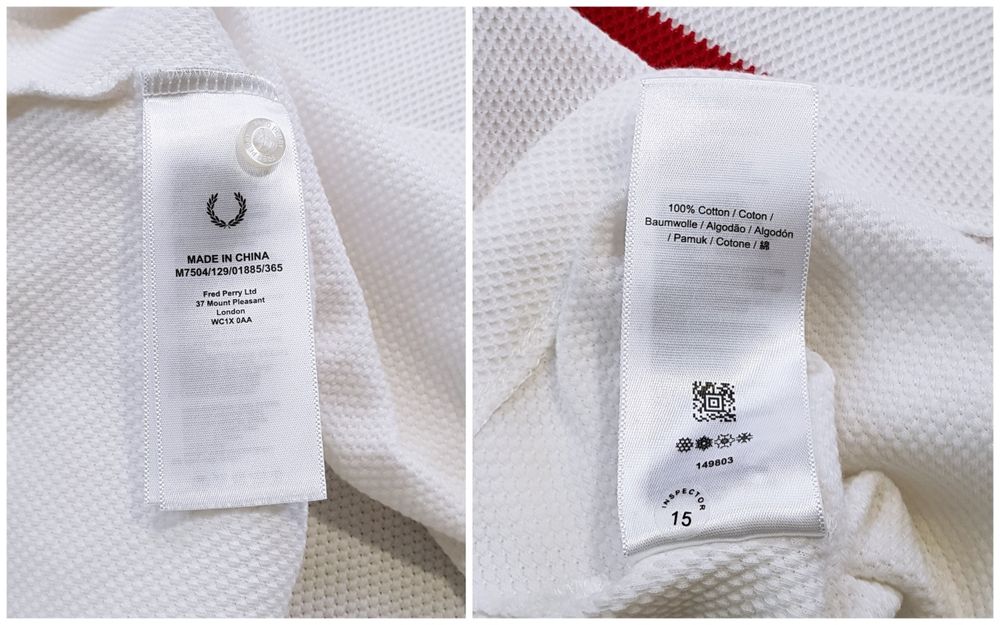 FRED PERRY поло футболка оригінал S смугаста