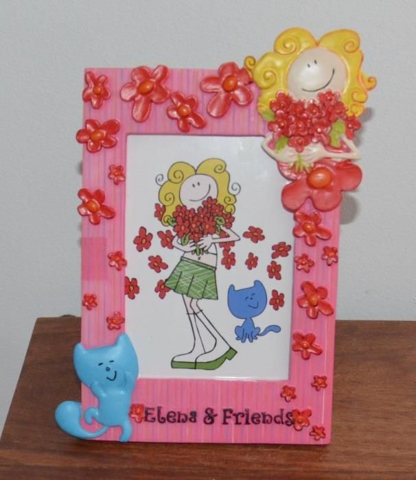 Moldura Menina – Flower Power – Fotos 10 x 15 cm – 2 modelos