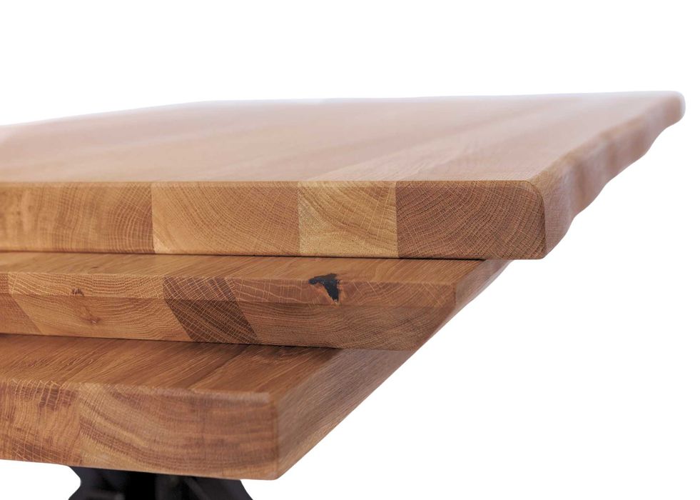 Stół dębowy na wymiar loft premium lite drewno nogi pająk handmade