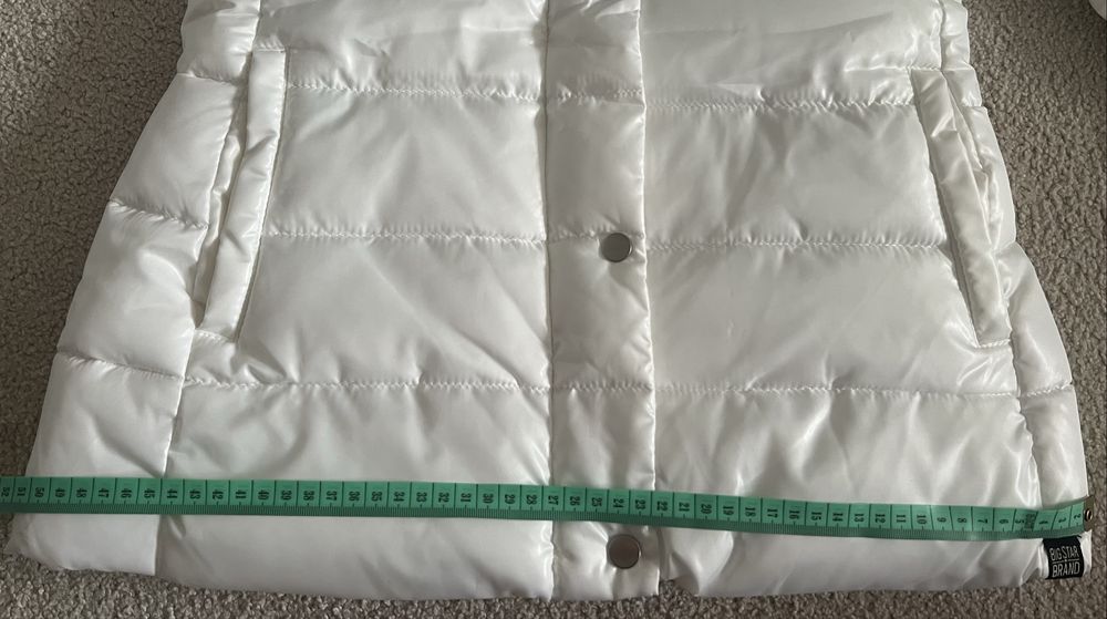 Kurtka biała pikowana Big Star S nowa