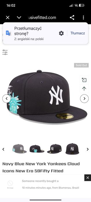 Oryginalna czapka New Era yk style