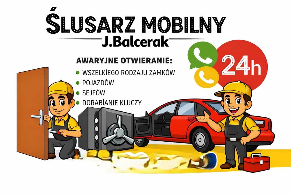 Ślusarz Nidzica 24h - Awaryjne otwieranie drzwi i samochodów