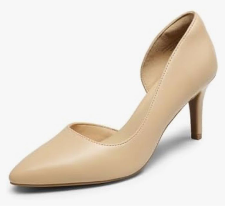 Dream Paris Buty na obcasie / szpilki kremowe rozmiar 39