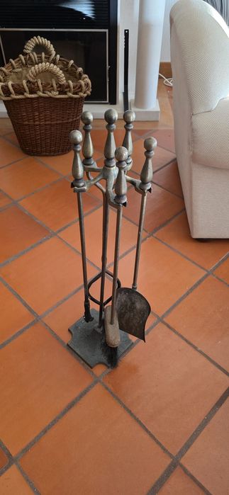 Conjunto de 5 peças para lareira