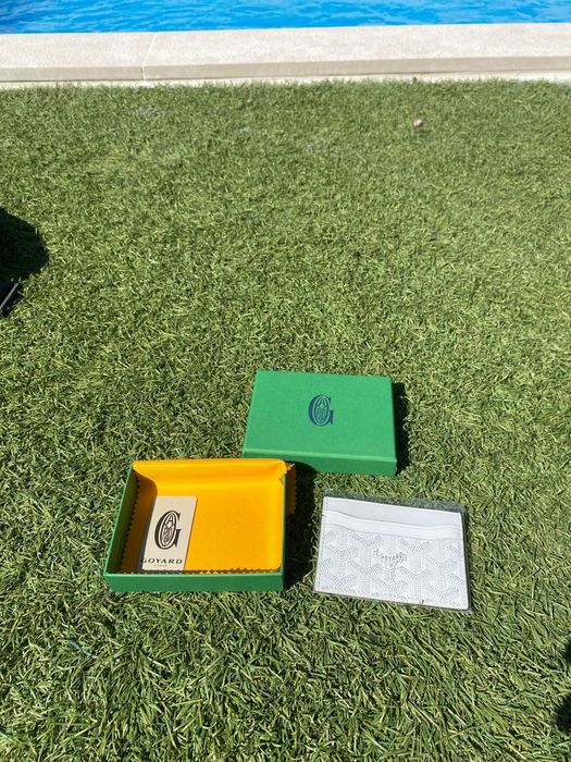 Porta cartões goyard branco