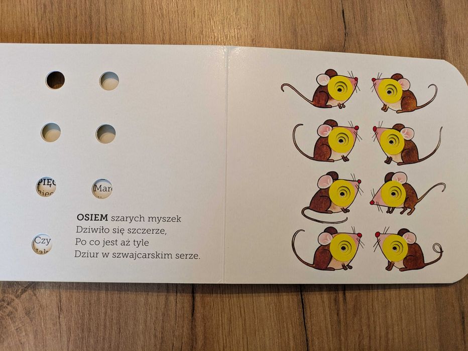 Książka Jeden, dwa, trzy... do nauki liczenia liczby z okienkami