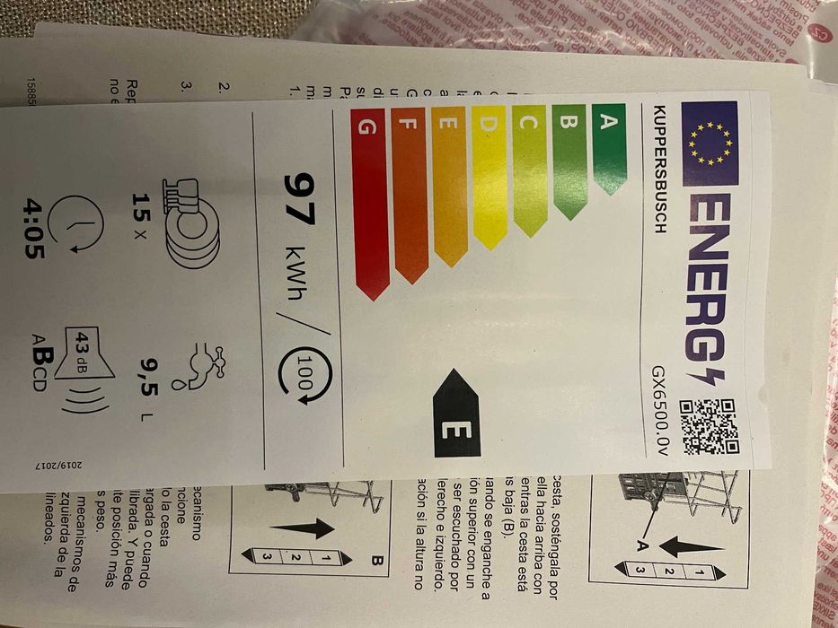 Zmywarka GX6500.0V producenta Kuppersbusch, nowa na gwarancji