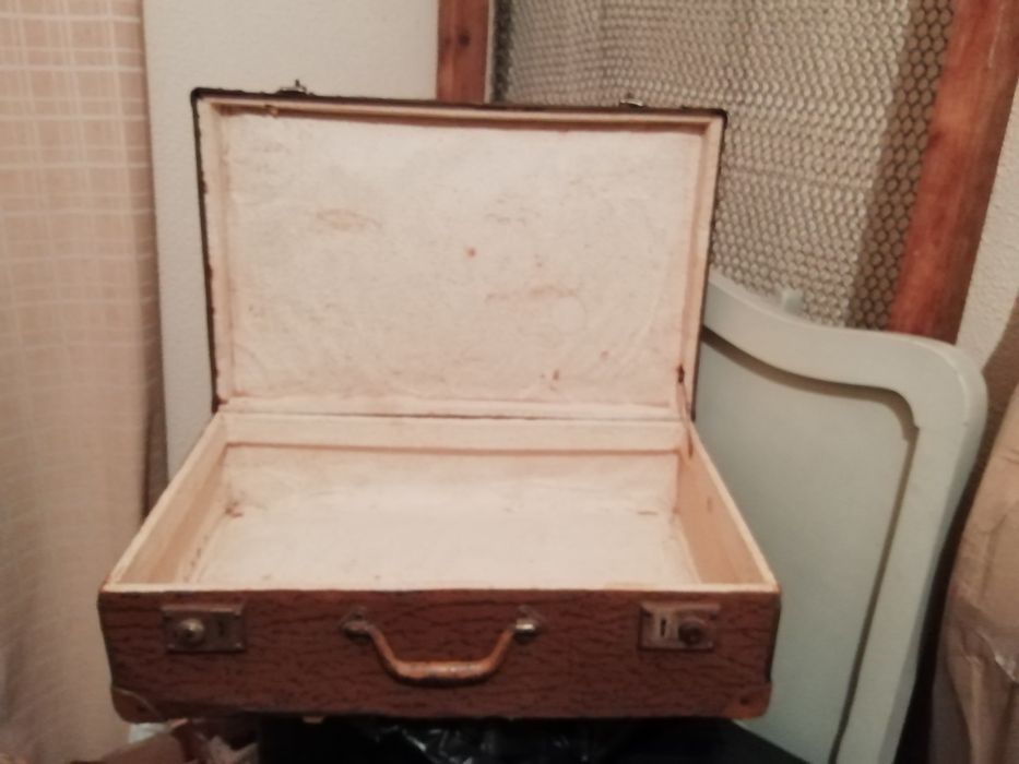 Mala de Viagem  Castanha, Vintage