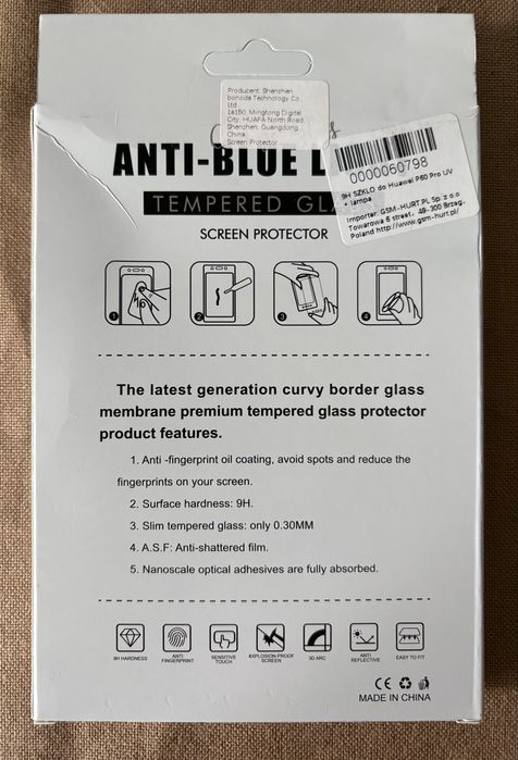 Etui silikonowe bezb. HUAWEI P60 PRO + szybka