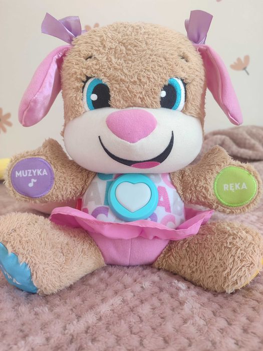 Szczeniaczek uczniaczek siostrzyczka dziewczynka fisher price