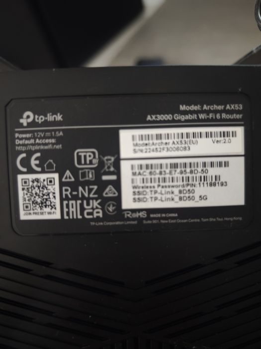 Маршрутизатор Tp-link ax53 wifi6