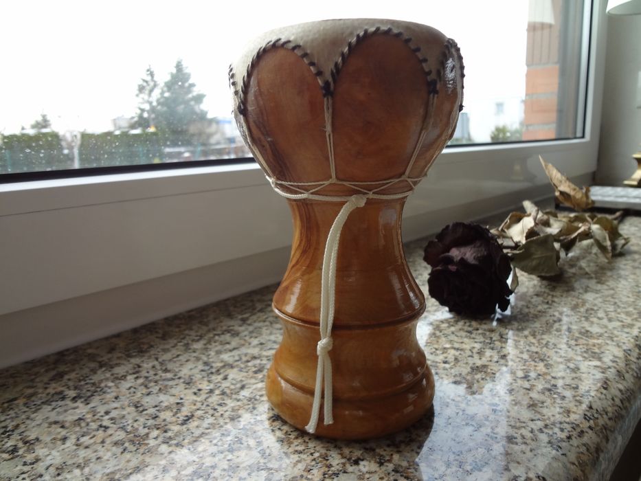 Mini bębenek drewno lakier