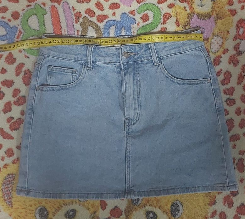 Джинсовая   юбка