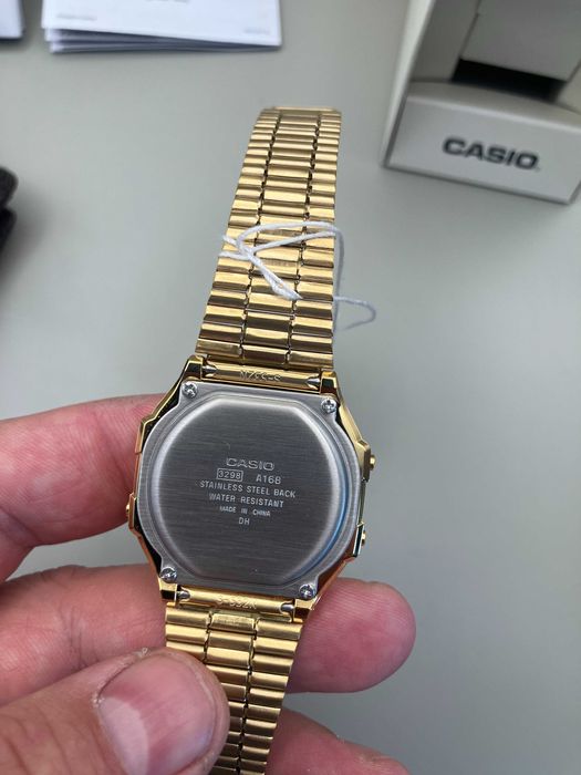 NOWY Casio Vintage A168WG | Złoty Klasyk | Unisex | Real Photo