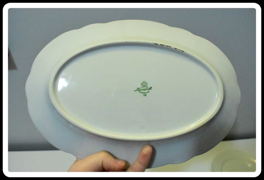Porcelana BAVARIA Bareuther Koenigszelt Germany Silesia