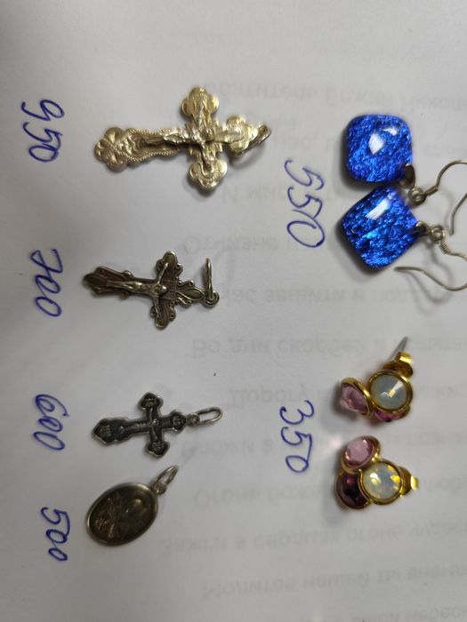 Срібло Хрестик срібло 925.