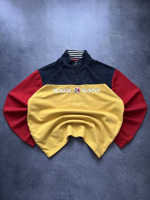 Karl Kani 1/4 Zip-Up Swetashirt Rap