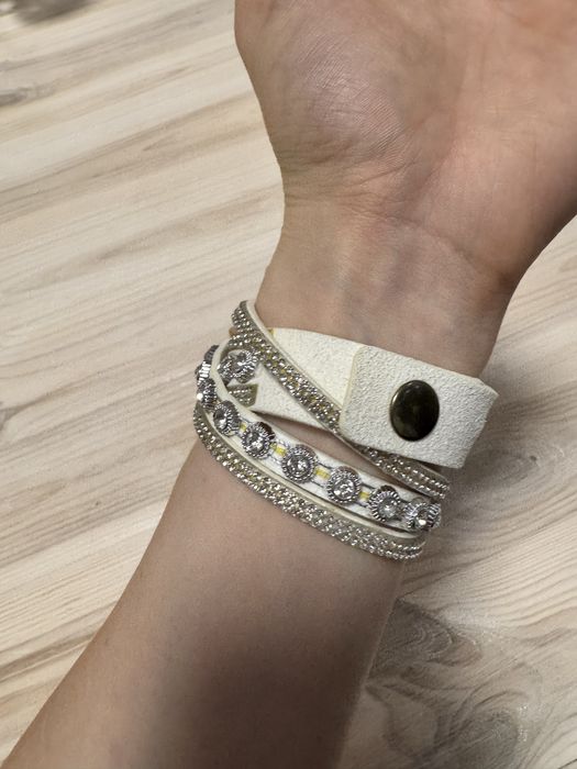 Вінтажний годинник-браслет «Shimmer Wrap», новий, без батарейки