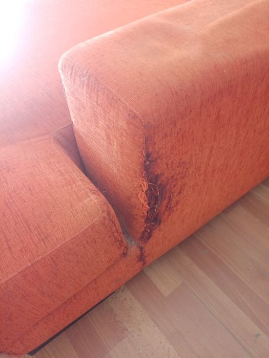 Sofa Grande Completo Laranja