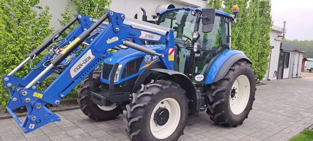 New Holland T5  New Holland T5 95km Salon PL 1-właściciel Rewers + TUR + Łyżka 330MTG