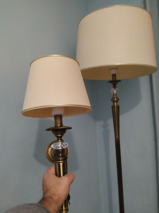 Італійський комплект світильників ONDA VOGHERA — 2 бра + торшер