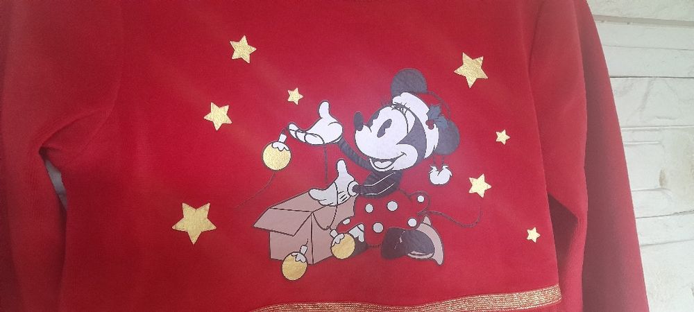 Świąteczna czerwona sukienka 98