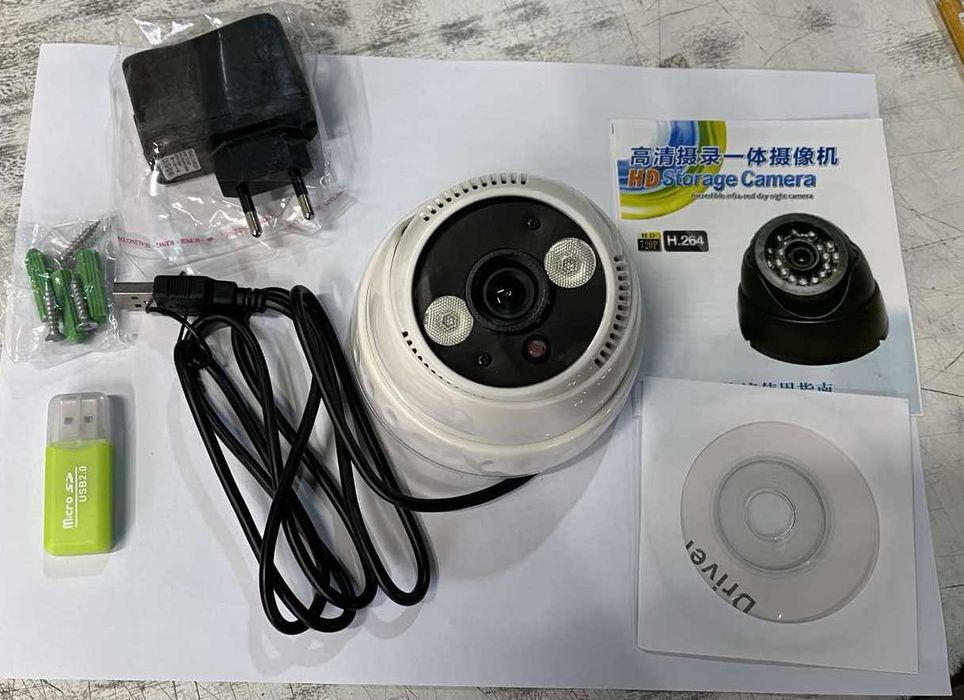 Камера+DVR ZX-611SD + регистрация записи на карту памяти