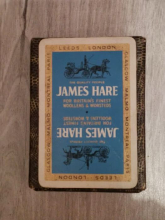 Karty do gry vintage JAMES HARE