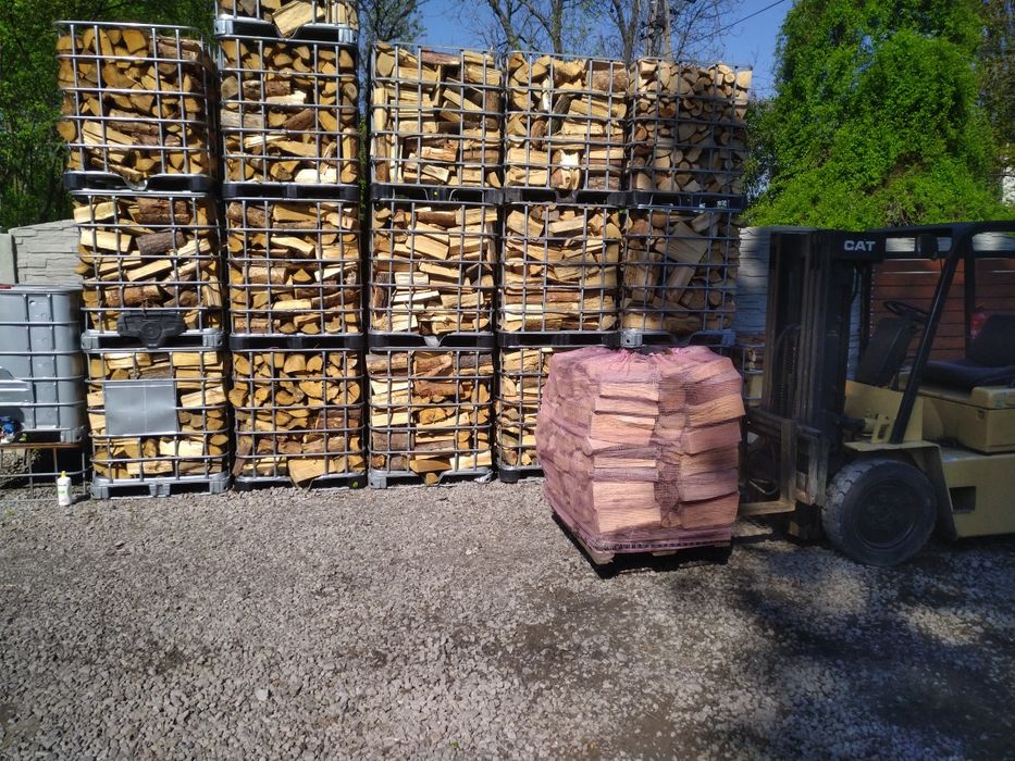 Drewno kominkowe brzoza dąb buk sosna suche