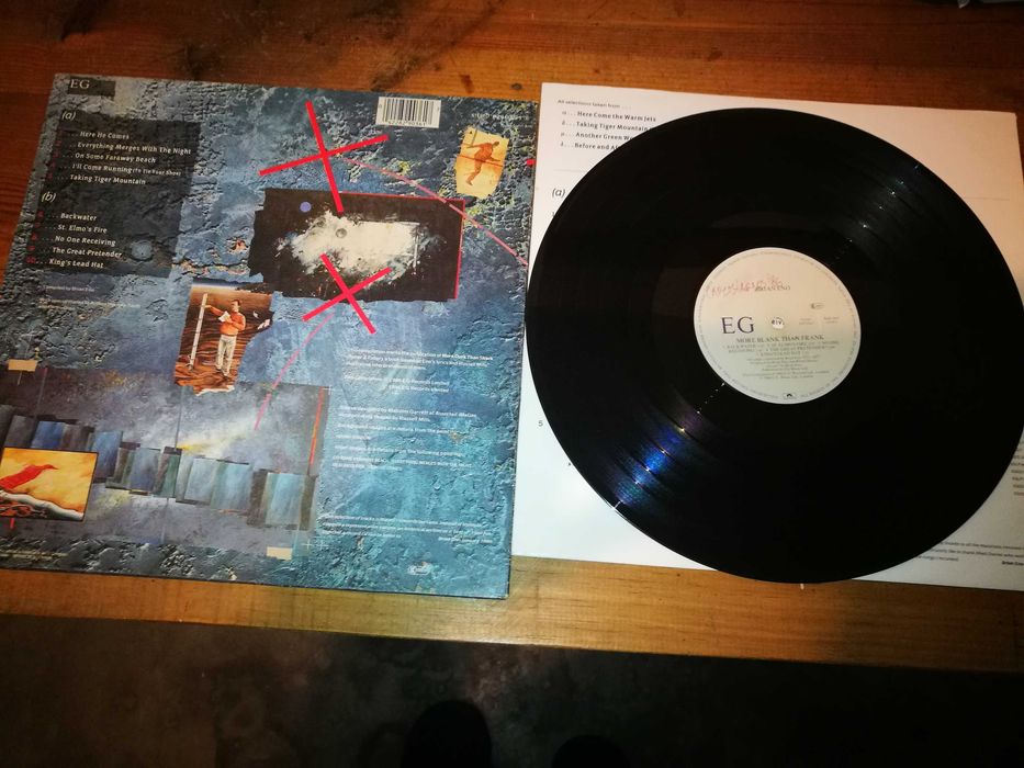 BRIAN   ENO  - More Blank Than Frank LP