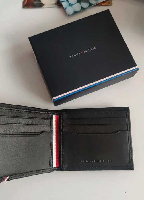 Skórzany portfel Tommy Hilfiger Business Corporate