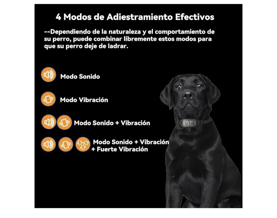Coleira treino vibratoria cão