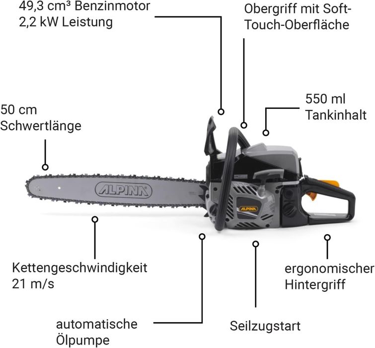 ALPINA ACS 50 piła łańcuchowa