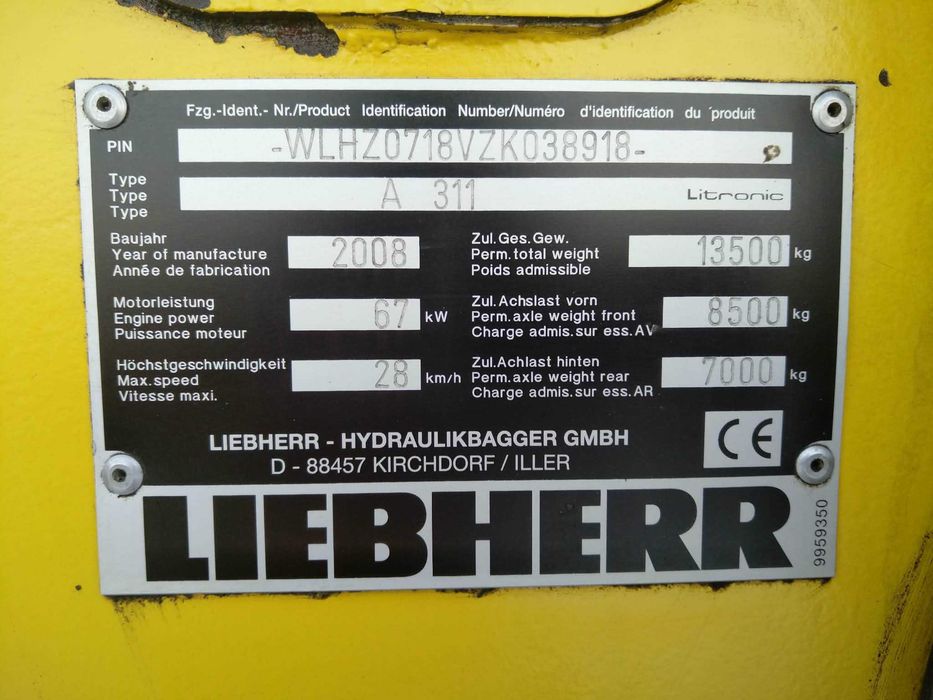 LIEBHERR A311 litronic