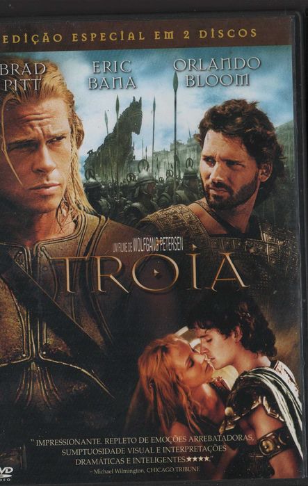 Dvd Tróia - drama histórico - Brad Pitt/ Peter O'Toole - 2 dvd's