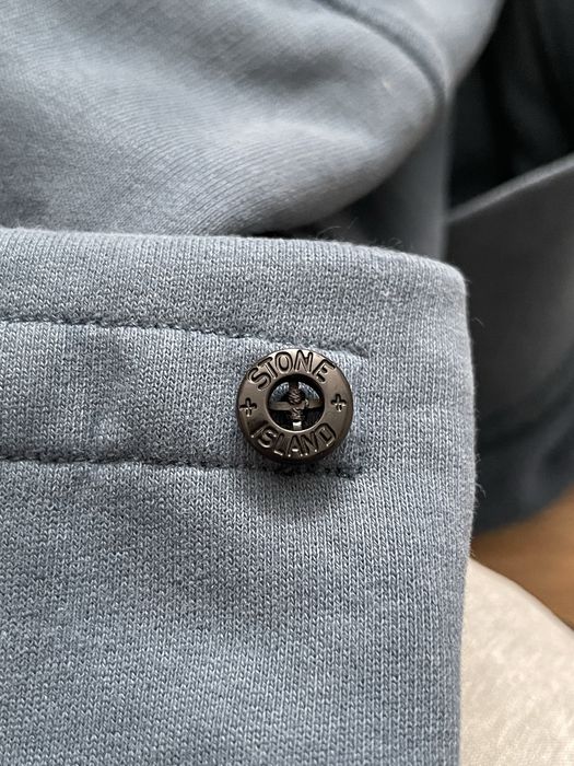 Bluza Stone Island Hoodie jasnoniebieska light blue, rozmiar M