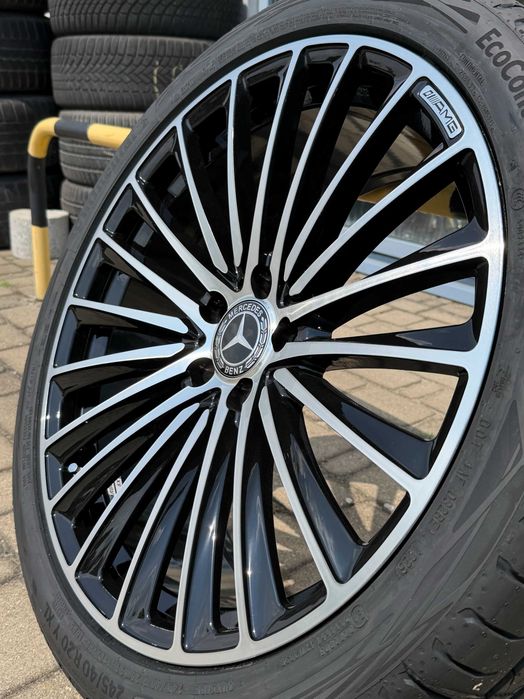 Nowe Koła zimowe Mercedes 20" cali klasa E w214  S w222 czarno srebrne szprychowe