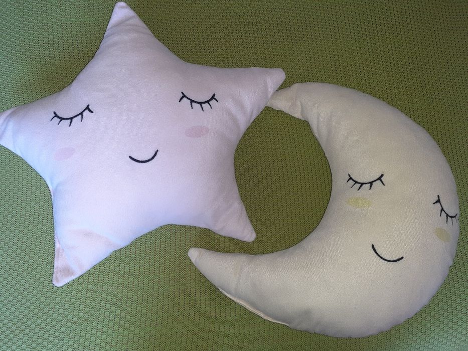 Conjunto de 2 almofadas Estela e Lua