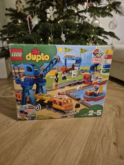 Lego Duplo Pociąg Towarowy 10875 + Pudełko + Instrukcja