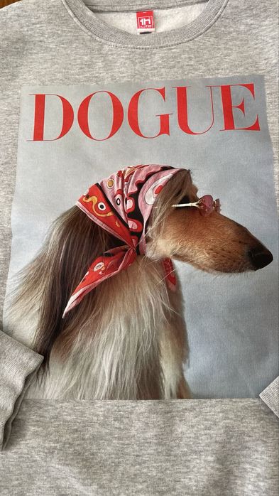 Sweat com desenho Dogue