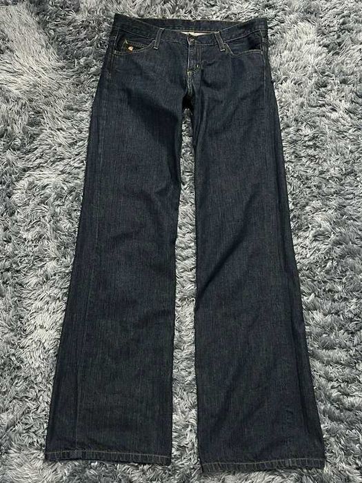 Carhartt Granatowe Dzwony Damskie