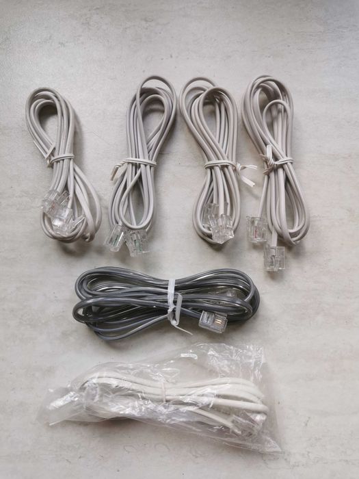 Kabel telefoniczny RJ-11, "stacjonarny"
nowy
