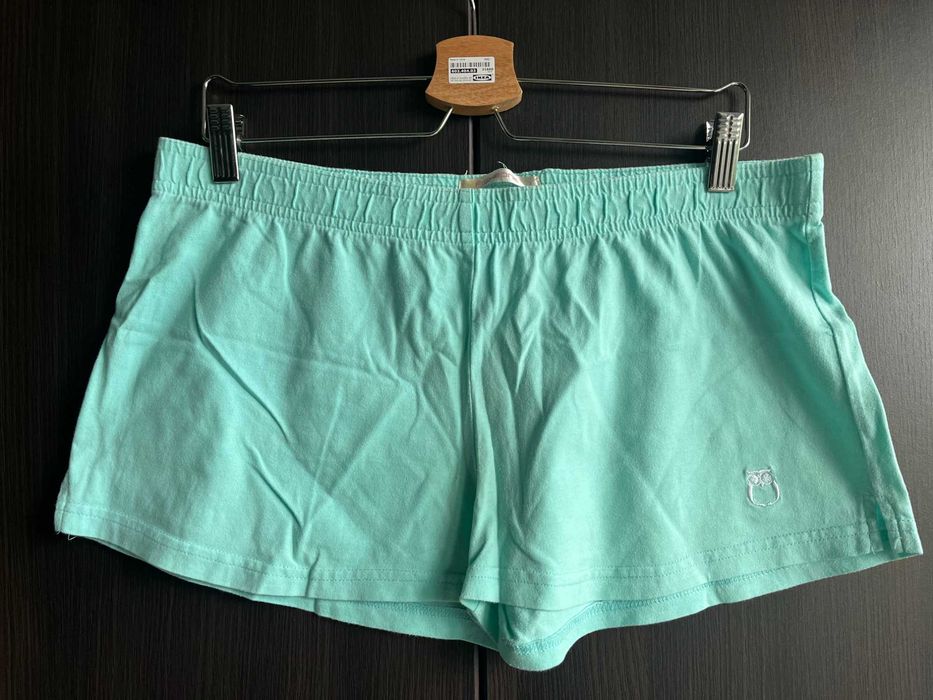 Turkusowe spodenki New Yorker Fishbone L