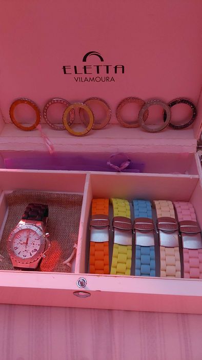 Conjunto relógio Eletta