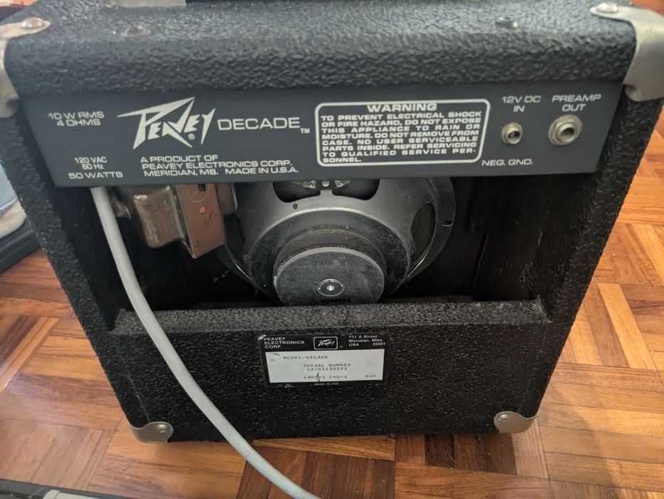 Amplificador Peavey Decade