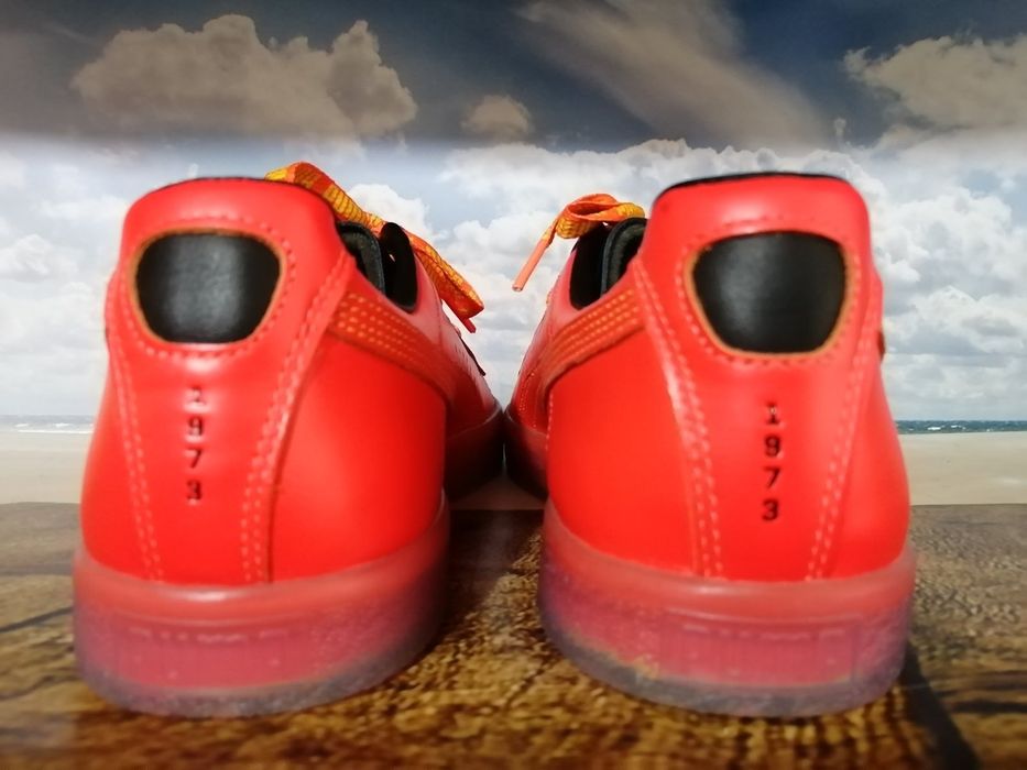 В ідеалі Puma Clyde чоловічі шкіряні кросівки червоні 28 см.