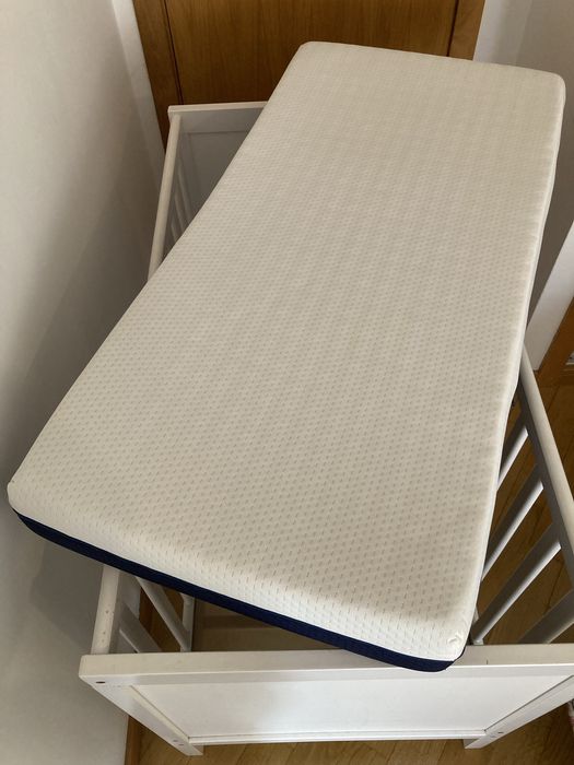 Colchão de cama/berço bebé Ecus Care 120x60 cm + Capa Pikolin