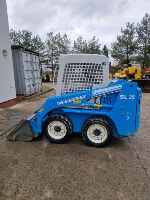 MESSERSI SL-35  maszyna z małym przebiegiem, silnik Kubota bez DPF, fabryczna łyzka