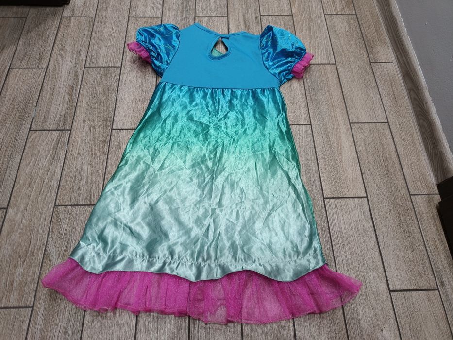 Sukienka strój poppy trolle trolls roz.7-8 lat (122-128cm)
